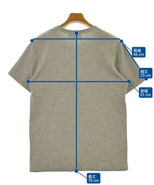 MAISON KITSUNE（メゾンキツネ）Tシャツ・カットソー グレー サイズ:S メンズ/2200660621111