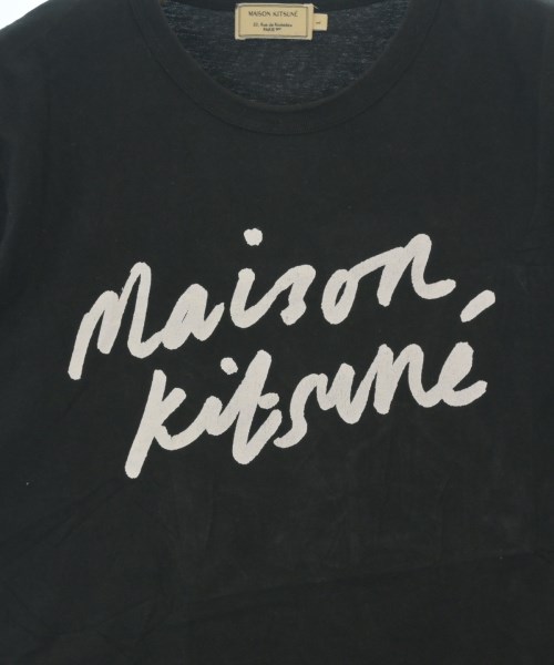 MAISON KITSUNE（メゾンキツネ）Tシャツ・カットソー 黒 サイズ:L メンズ/2200664326050