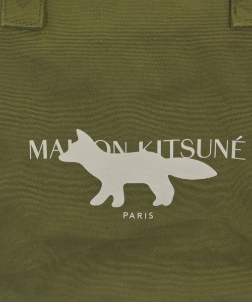 MAISON KITSUNE（メゾンキツネ）トートバッグ カーキ サイズ:- メンズ/2200665529054