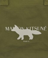 MAISON KITSUNE（メゾンキツネ）トートバッグ カーキ サイズ:- メンズ/2200665529054