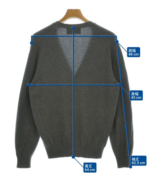 MAISON KITSUNE（メゾンキツネ）カーディガン グレー サイズ:S メンズ/2200663008025