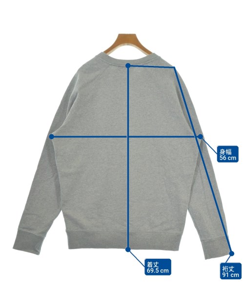 MAISON KITSUNE（メゾンキツネ）スウェット グレー サイズ:L メンズ/2200665732058