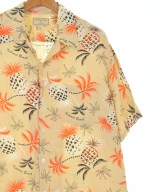 MAISON KITSUNE（メゾンキツネ）カジュアルシャツ ベージュ サイズ:L メンズ/2200660589084