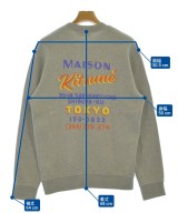 MAISON KITSUNE（メゾンキツネ）スウェット グレー サイズ:S メンズ/2200663861132