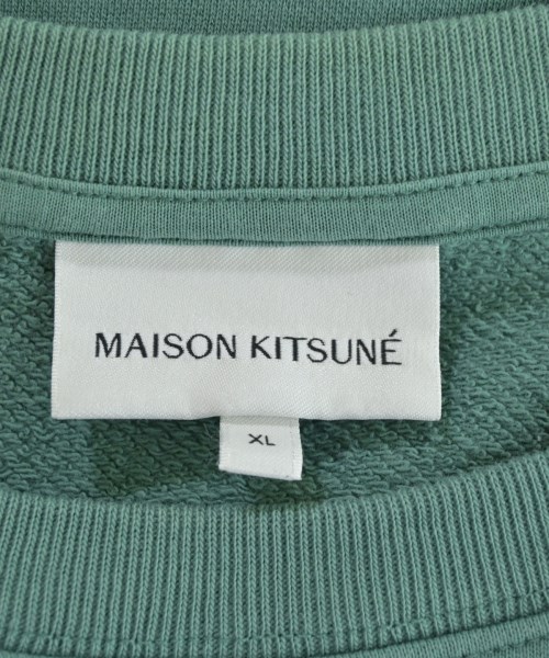 MAISON KITSUNE（メゾンキツネ）スウェット 緑 サイズ:XL メンズ/2200662744214