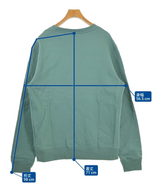 MAISON KITSUNE（メゾンキツネ）スウェット 緑 サイズ:XL メンズ/2200662744214