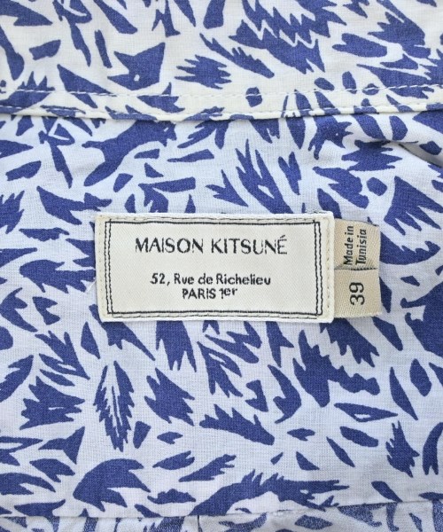 MAISON KITSUNE（メゾンキツネ）カジュアルシャツ 白 サイズ:39(M位) メンズ/2200668645027