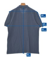 MAISON KITSUNE（メゾンキツネ）ポロシャツ 紺 サイズ:XL メンズ/2200667987180