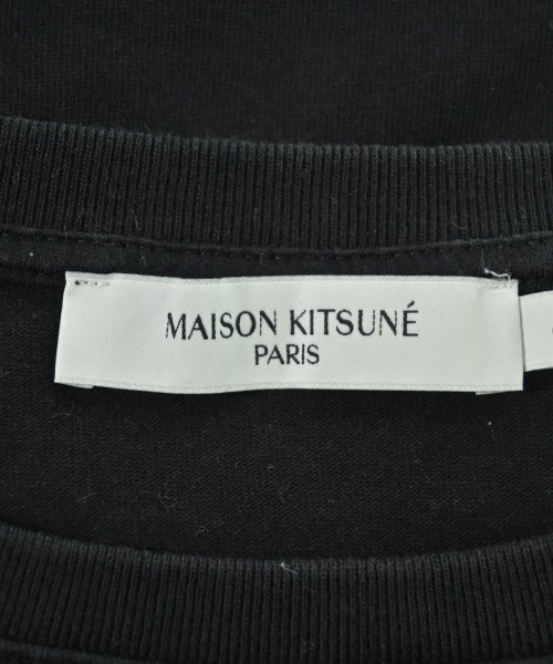 MAISON KITSUNE（メゾンキツネ）Tシャツ・カットソー 黒 サイズ:L メンズ/2200667549074
