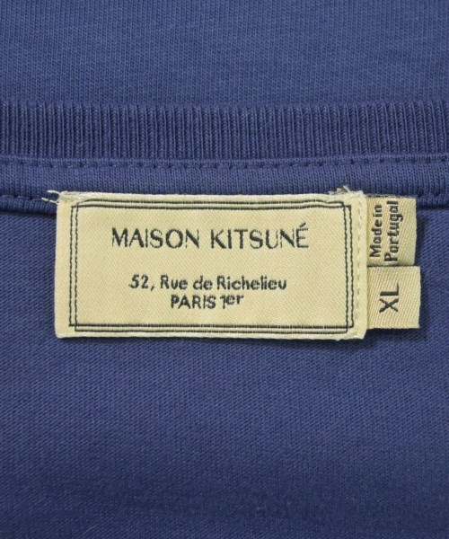 MAISON KITSUNE（メゾンキツネ）Tシャツ・カットソー 紺 サイズ:XL メンズ/2200670998326