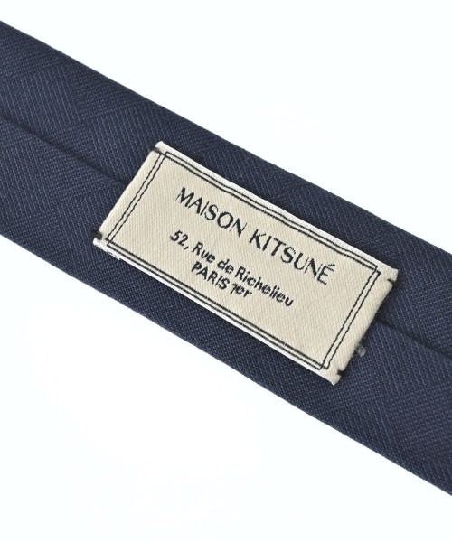 MAISON KITSUNE（メゾンキツネ）ネクタイ 紺 サイズ:- メンズ/2200671280024