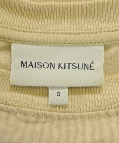MAISON KITSUNE（メゾンキツネ）Tシャツ・カットソー ベージュ サイズ:S メンズ/2200665901089