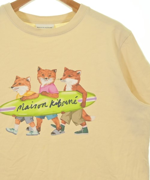 MAISON KITSUNE（メゾンキツネ）Tシャツ・カットソー ベージュ サイズ:S メンズ/2200665901089