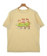 MAISON KITSUNE（メゾンキツネ）Tシャツ・カットソー ベージュ サイズ:S メンズ/2200665901089