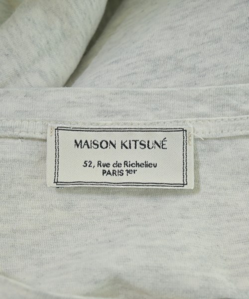 MAISON KITSUNE（メゾンキツネ）Tシャツ・カットソー ベージュ サイズ:L メンズ/2200671959036
