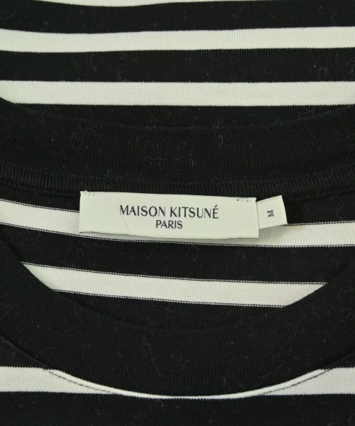 MAISON KITSUNE（メゾンキツネ）Tシャツ・カットソー 黒 サイズ:M メンズ/2200672400063