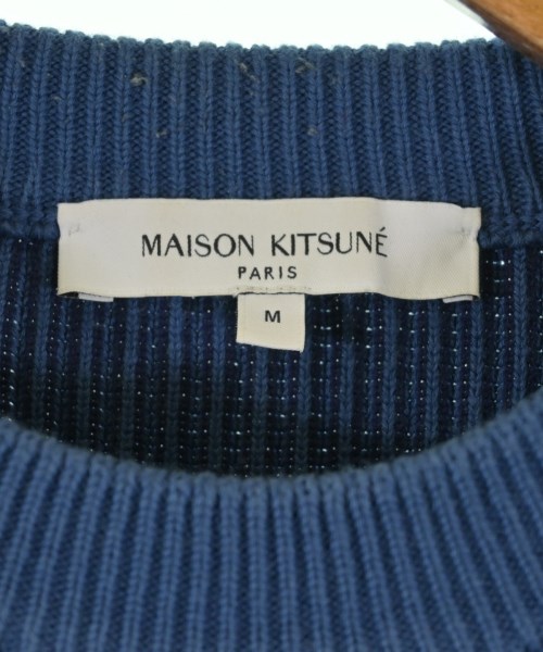 MAISON KITSUNE（メゾンキツネ）ニット・セーター 青 サイズ:M メンズ/2200730111016
