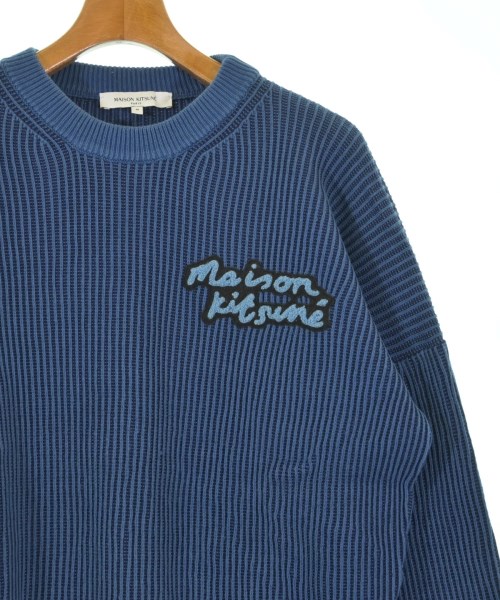 MAISON KITSUNE（メゾンキツネ）ニット・セーター 青 サイズ:M メンズ/2200730111016