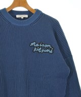 MAISON KITSUNE（メゾンキツネ）ニット・セーター 青 サイズ:M メンズ/2200730111016