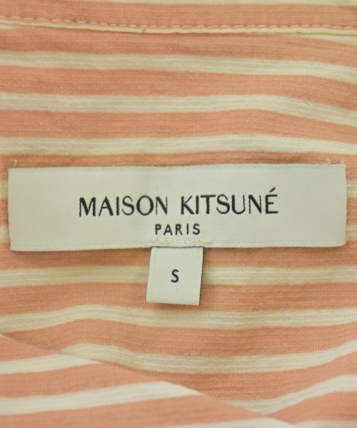 MAISON KITSUNE（メゾンキツネ）カジュアルシャツ オレンジ サイズ:S メンズ/2200730111023