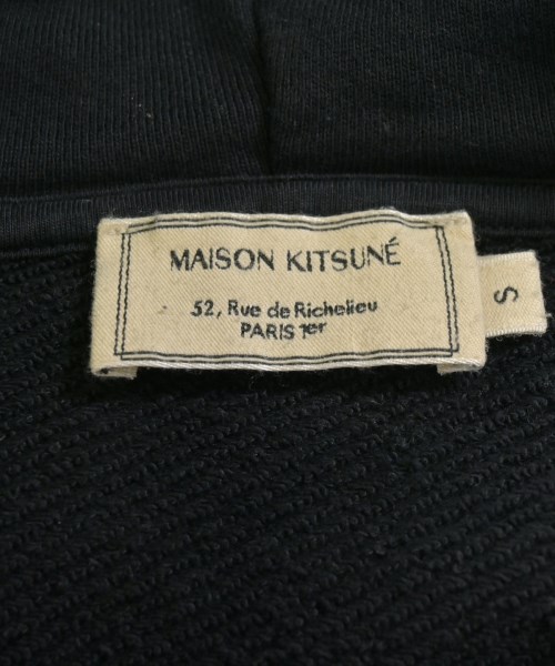 MAISON KITSUNE（メゾンキツネ）パーカー 黒 サイズ:S メンズ/2200730605010