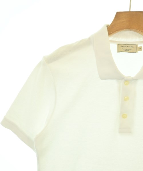 MAISON KITSUNE（メゾンキツネ）ポロシャツ 白 サイズ:S メンズ/2200730796015