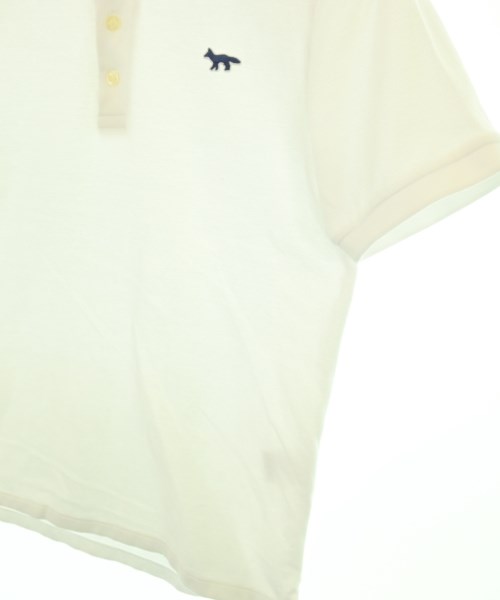 MAISON KITSUNE（メゾンキツネ）ポロシャツ 白 サイズ:S メンズ/2200730796015