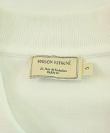 MAISON KITSUNE（メゾンキツネ）ポロシャツ 白 サイズ:S メンズ/2200730796015