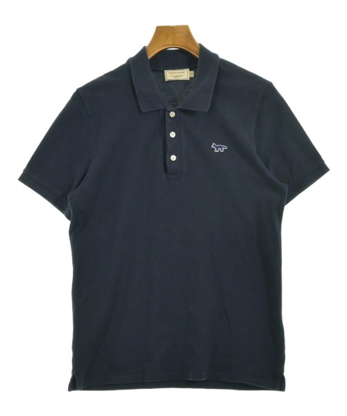 MAISON KITSUNE（メゾンキツネ）ポロシャツ 紺 サイズ:S メンズ/2200730796022