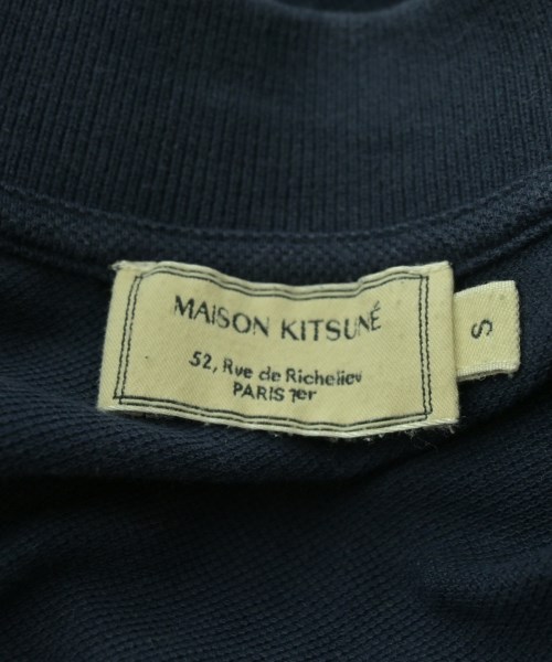 MAISON KITSUNE（メゾンキツネ）ポロシャツ 紺 サイズ:S メンズ/2200730796022