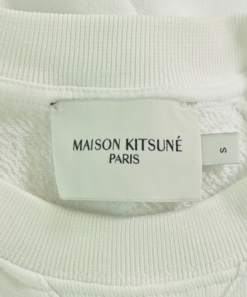 MAISON KITSUNE（メゾンキツネ）スウェット 白 サイズ:S メンズ/2200728271012