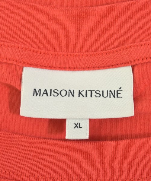 MAISON KITSUNE（メゾンキツネ）Tシャツ・カットソー 赤 サイズ:XL メンズ/2200732932077