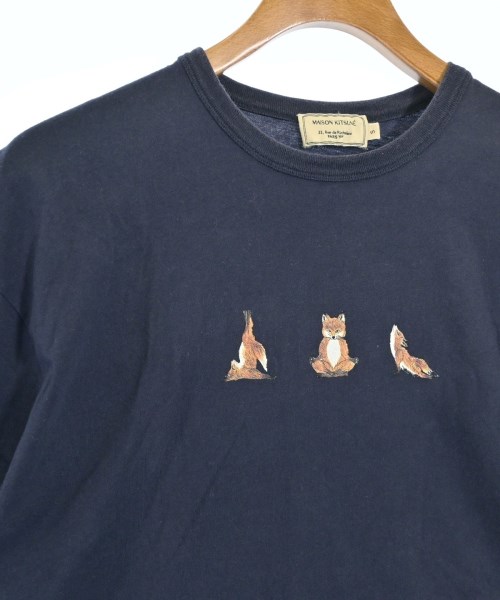 MAISON KITSUNE（メゾンキツネ）Tシャツ・カットソー 紺 サイズ:S メンズ/2200725405335