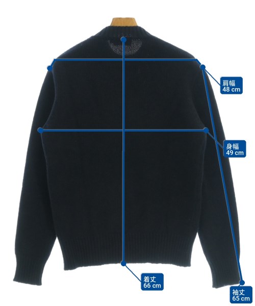 MAISON KITSUNE（メゾンキツネ）ニット・セーター 紺 サイズ:XS メンズ/2200725405380