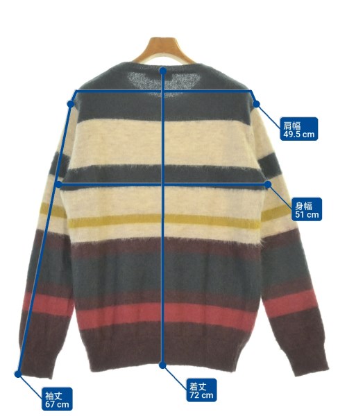 MAISON KITSUNE（メゾンキツネ）ニット・セーター ベージュ サイズ:M メンズ/2200726577048
