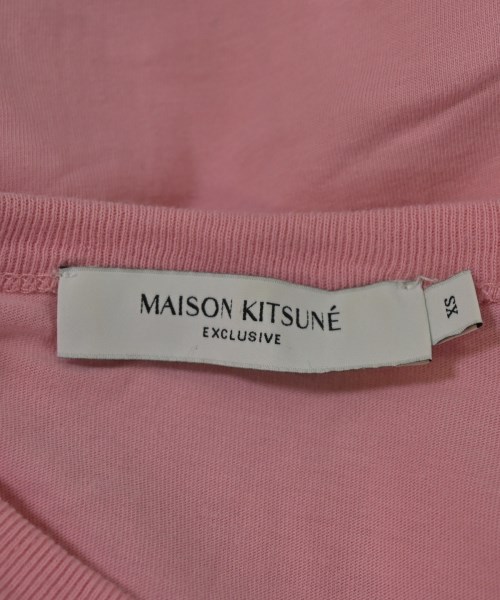 MAISON KITSUNE（メゾンキツネ）Tシャツ・カットソー ピンク サイズ:XS メンズ/2200727255198