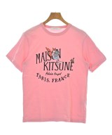 MAISON KITSUNE（メゾンキツネ）Tシャツ・カットソー ピンク サイズ:XS メンズ/2200727255198