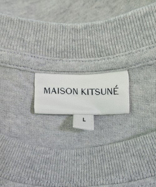 MAISON KITSUNE（メゾンキツネ）Tシャツ・カットソー グレー サイズ:L メンズ/2200736746137