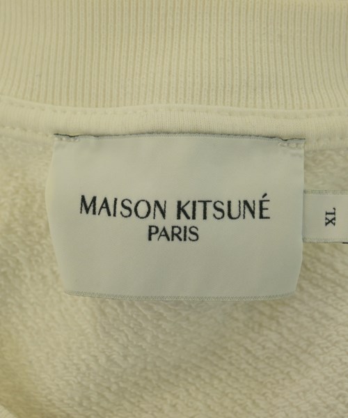 MAISON KITSUNE（メゾンキツネ）スウェット 白 サイズ:XL メンズ/2200711508057