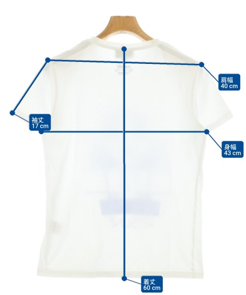 MAISON KITSUNE（メゾンキツネ）Tシャツ・カットソー 白 サイズ:XS メンズ/2200719898112