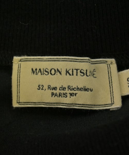 MAISON KITSUNE（メゾンキツネ）Tシャツ・カットソー 黒 サイズ:XS メンズ/2200720360127