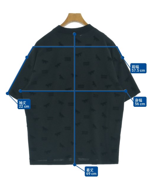 MAISON KITSUNE（メゾンキツネ）Tシャツ・カットソー 黒 サイズ:XS メンズ/2200720360127