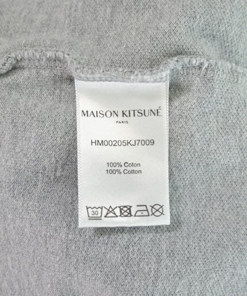 MAISON KITSUNE（メゾンキツネ）ポロシャツ グレー サイズ:L メンズ/2200718041076