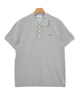 MAISON KITSUNE（メゾンキツネ）ポロシャツ グレー サイズ:L メンズ/2200718041076