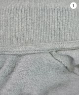 MAISON KITSUNE（メゾンキツネ）ポロシャツ グレー サイズ:L メンズ/2200718041076