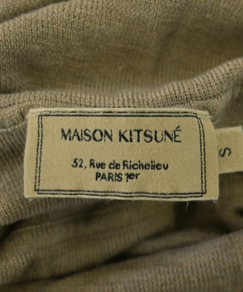 MAISON KITSUNE（メゾンキツネ）ニット・セーター ベージュ サイズ:S メンズ/2200720920017
