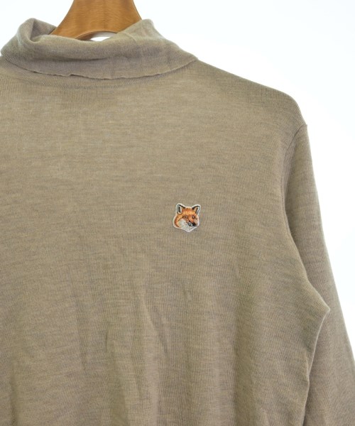 MAISON KITSUNE（メゾンキツネ）ニット・セーター ベージュ サイズ:S メンズ/2200720920017