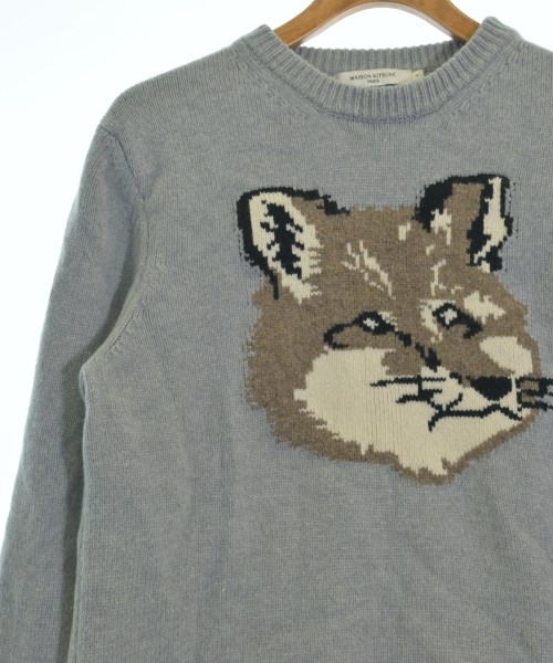 MAISON KITSUNE（メゾンキツネ）ニット・セーター グレー サイズ:S メンズ/2200720920024