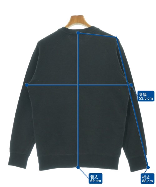 MAISON KITSUNE（メゾンキツネ）スウェット 黒 サイズ:S メンズ/2200717797059