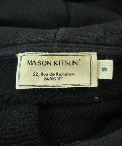 MAISON KITSUNE（メゾンキツネ）パーカー 黒 サイズ:S メンズ/2200717797127